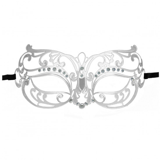 Ouch! Tribal Masquerade Masker Zilver