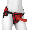 Ouch! Deluxe Silicone Strap-On 8 Inch Rood