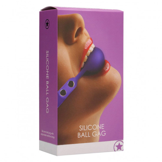 Ouch! Silicone Ball Gag Paars