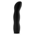 Ouch! Silicone Strap-On Set 10 Inch Zwart