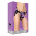 Ouch! Deluxe Silicone Strap-On 8 Inch Paars
