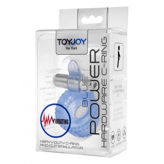ToyJoy Power Hardware Cockring Blauw