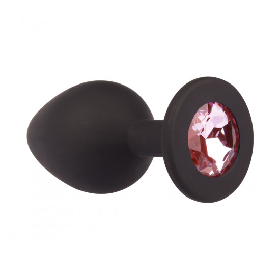 Plug It Strass Buttplug Set Zwart