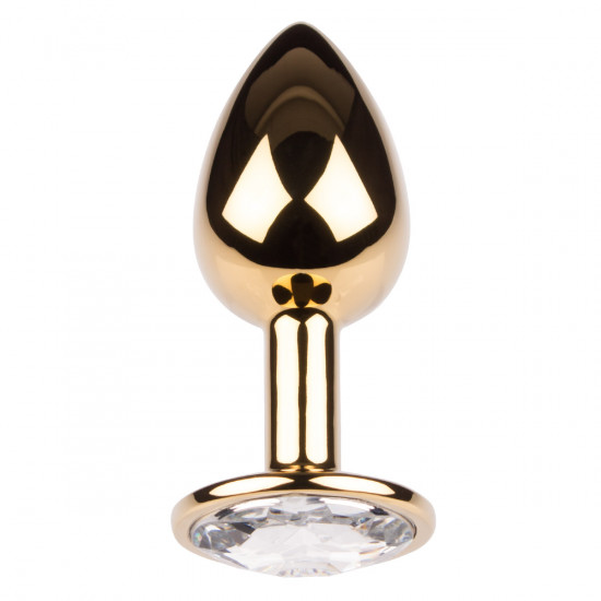 Plug It Strass Buttplug Small Goud/Zilver
