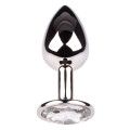 Plug It Strass Buttplug Small Zilver
