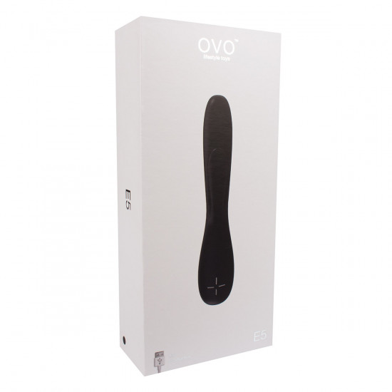 Ovo E5 Vibrator Zwart/Zilver