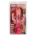 Double Pleasure Rabbit Vibrator Roze