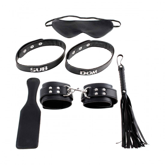 Sub & Dom Bondage Set Zwart