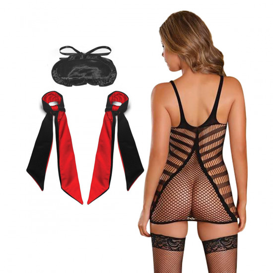 Shades Of Love Babydoll 2 Bondage Set