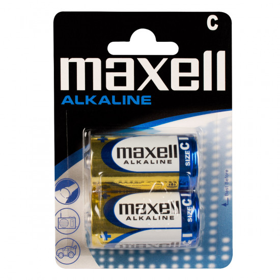 Maxell Batterijen C, 2 stuks