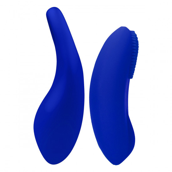 Elegance Poise Vibrerende Cockring + Stimulator Blauw