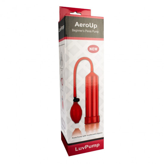 Pump It AeroUp Beginner's Penis Pomp Rood