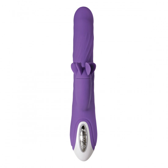 Evolved Tilt-O-Whirl Rabbit Vibrator Draaiende Stimulatie Paars