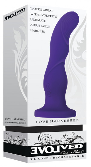 Evolved Love Harnessed Vibrator Paars