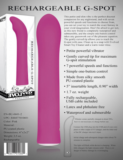 Evolved Rechargeable G-Spot Bullet Roze