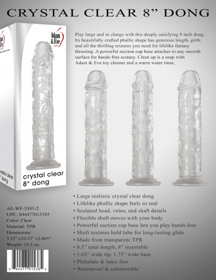 Adam & Eve Adam's Crystal Clear 8