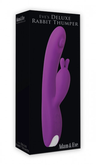 Adam & Eve  Eve's Deluxe Rabbit Thumper Vibrator Paars
