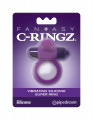 C-Ringz Vibrating Silicone Super Ring Cockring Paars