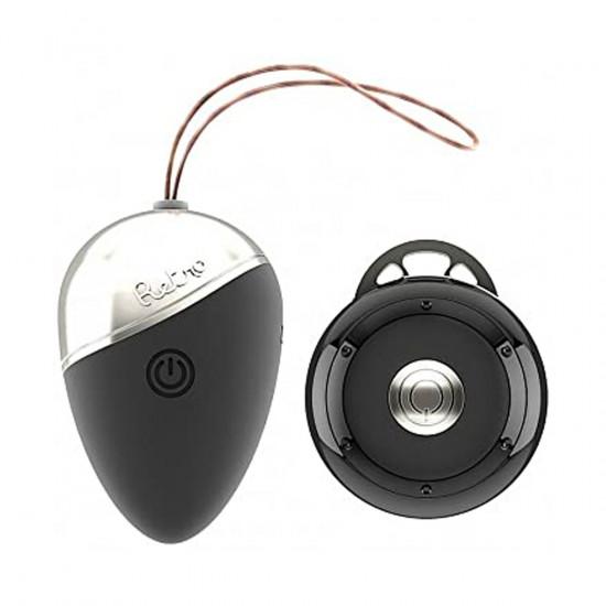 Retro Isley Oplaadbaar Vibrerend Eitje Zwart