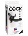 King Cock Strap-On Harness with 9 Inch Cock Zwart