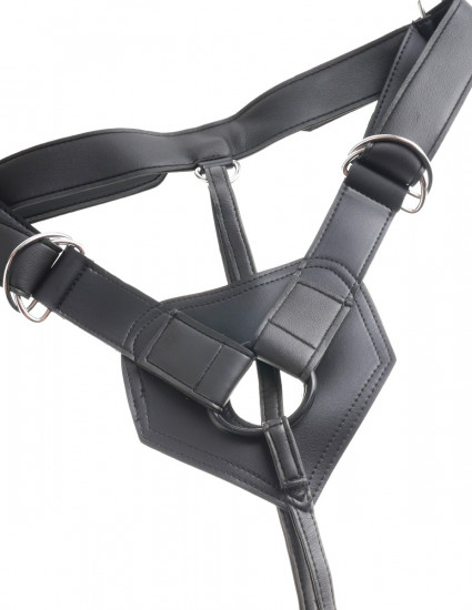 King Cock Strap-On Harness with 9 Inch Cock Blank