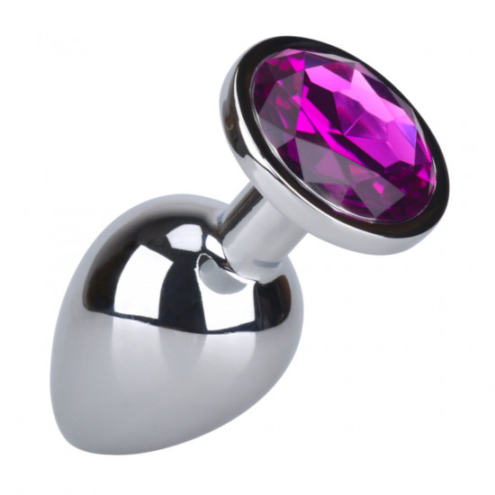 Ohh! Anal Plug Big Zilver/Paars