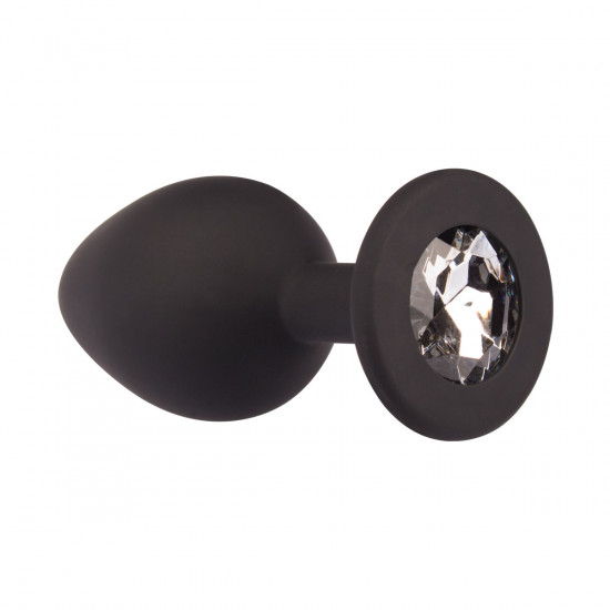 Ohh! Anal Plug Medium Zwart/Zilver