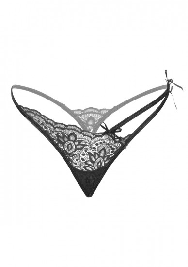 Daring Intimates Gina String Zwart S/M