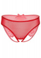 Daring Intimates Nicolette Crotchless Slip Rood S/M