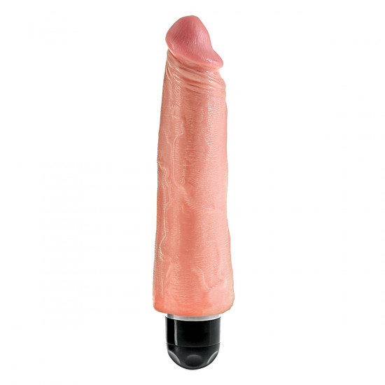 King Cock 8 Inch Vibrating Stiffy Blank