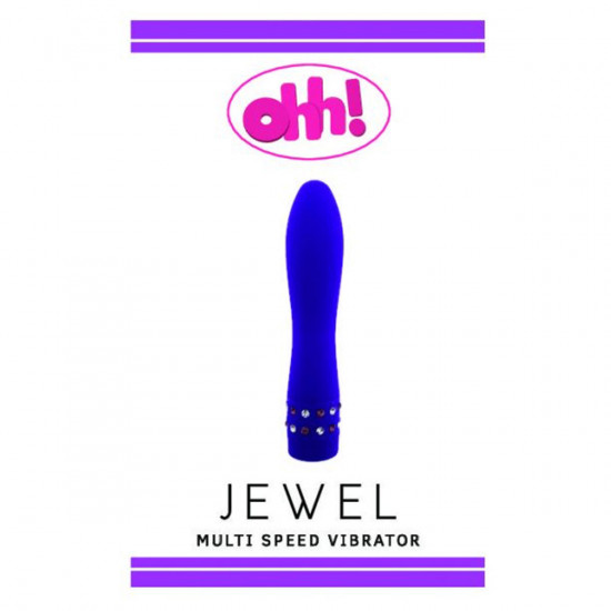 Ohh! Jewel Vibrator Blauw