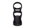 Ohh! Deluxe Kayla Vibrerende Cock- en Ballring Zwart