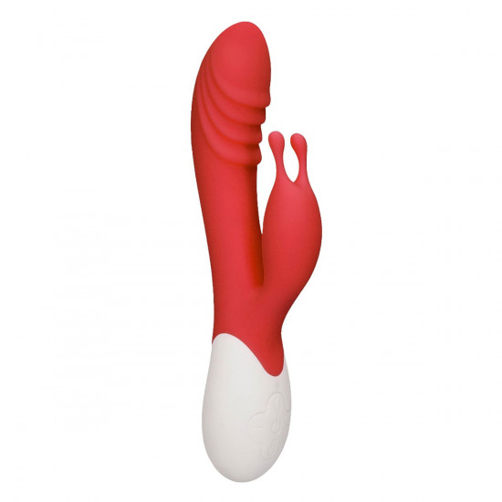 Ignite Verwarmende Rabbit Vibrator Rood