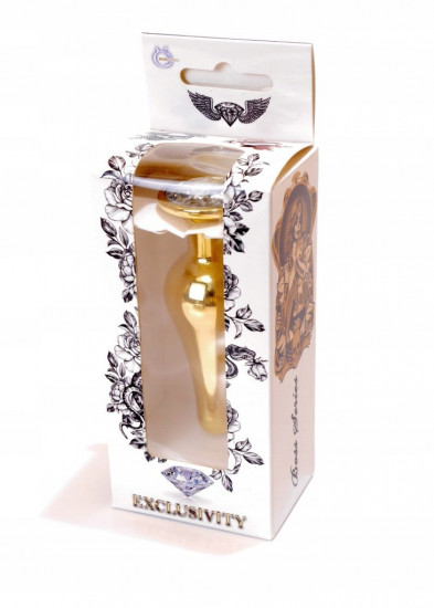 Exclusivity Anal Butt Plug Goud/Wit
