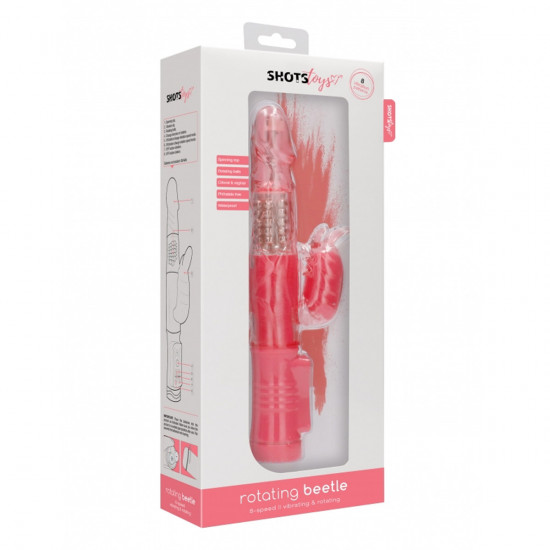 Shots Toys Rotating Beetle Vibrator Roze