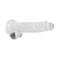 Bang It Real Dildo no. 5 Met Ballen Transparant
