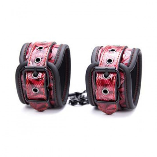 Fetish Store Diamond Handboeien Rood