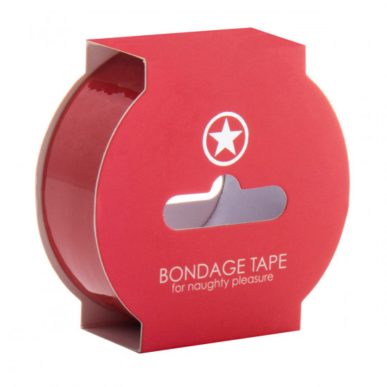 Ouch! Bondage Tape 17,5 Meter Smal Rood