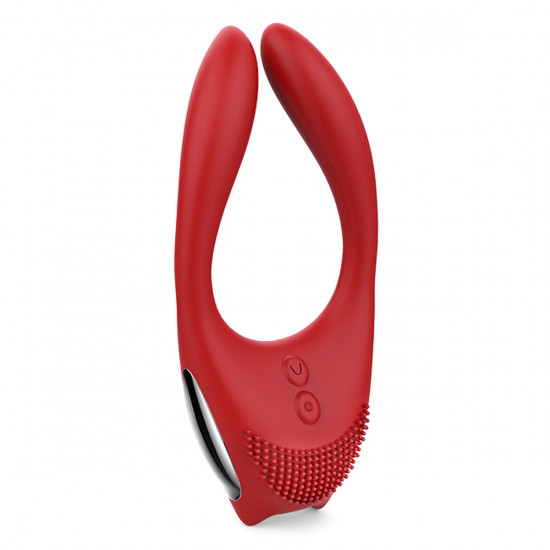 Red Revolution Eros Koppel Vibrator Rood