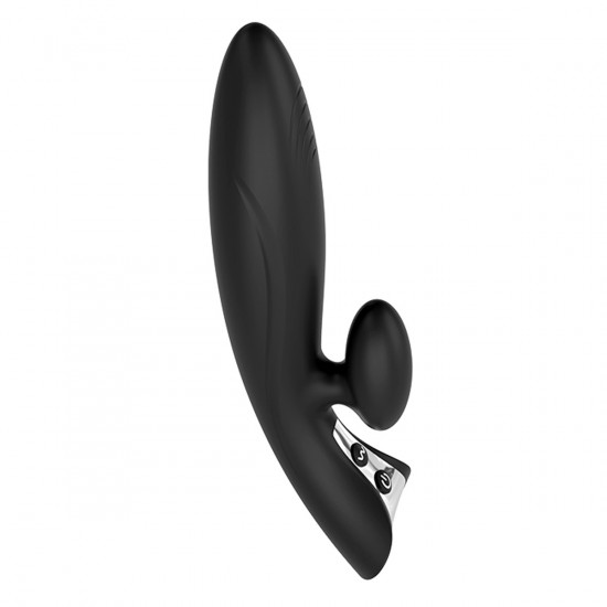 Midnight Magic Thrilling Starship Rabbit Vibrator Zwart